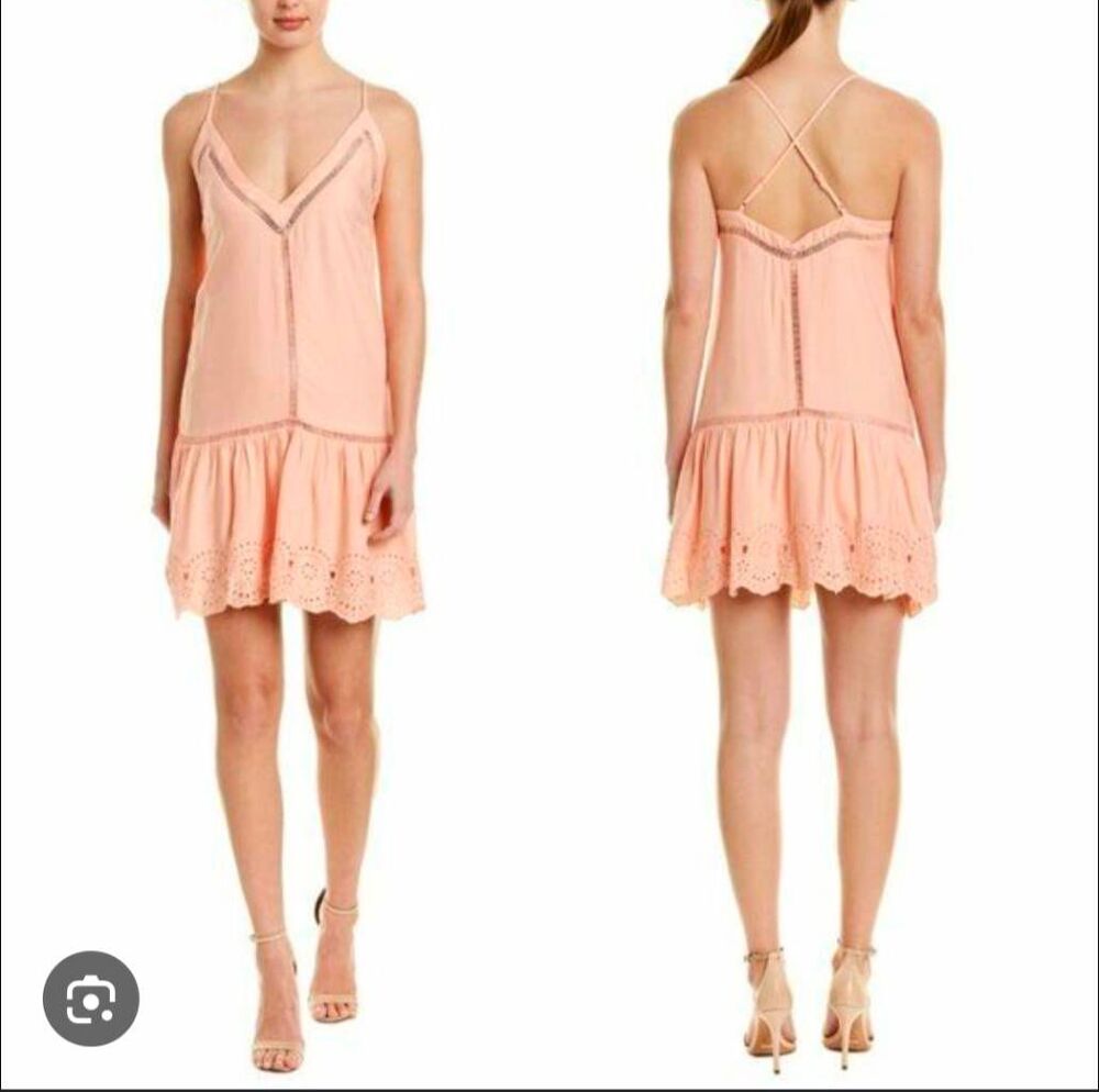 NWT BB Dakota Karleen Sleeveless Mini Dress Salmon  XS